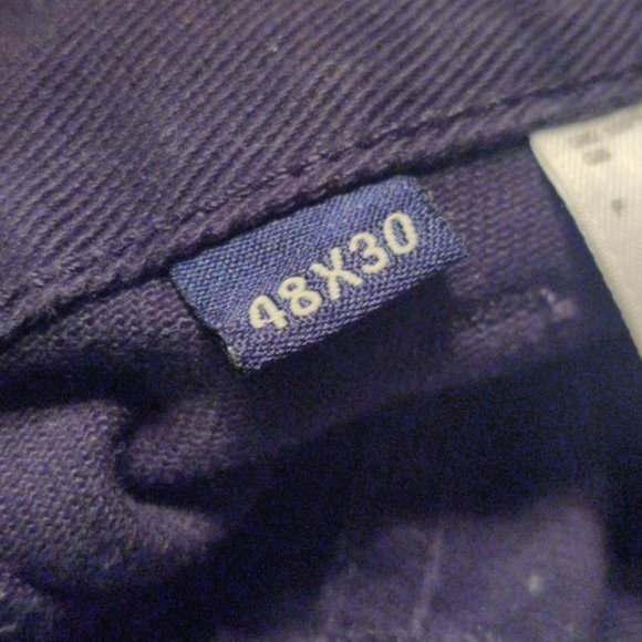 Black Jeans 48 x 30 100% Cotton 5 Pocket - Picture 4 of 10